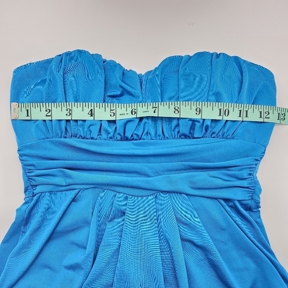Strapless Party/Wedding/Cocktail Dress - Teal, size Small - Picture 11 of 15